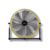 Ventilador Turbo Peabody 16'' con Batería 30W - comprar online