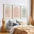 Trio de posters - Botanic - Tons pastéis - Ayrá Decor