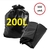 Saco De Lixo Plástico Preto P5 200Litros FormoPlas Pct 100unidades - comprar online