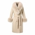 Sobretudo de Lã com Cashmere e Pele Natural Lille Maxi na internet