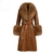 Sobretudo de Couro Legítimo e Pele Natural St Moritz - Moritz Fur Brand