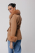 Casaco de Lã com Cashmere e Pele Natural Chamonix Camel na internet