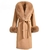 Sobretudo de Lã com Cashmere e Pele Natural Lille Maxi - comprar online