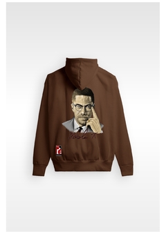 Moletom Canguru Fechado - Malcolm X - Teey Respeito