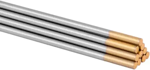 Eletrodo de Tungstênio 2,4x150 mm Dourado – Techno Alloys