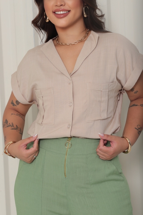 Camisa sem manga