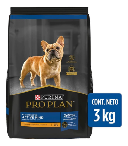Purina® Pro Plan® Active Mind Razas Pequeñas, Bulto De 3kg
