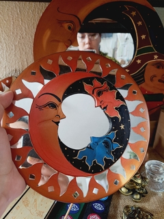Espejo luna con 2 soles