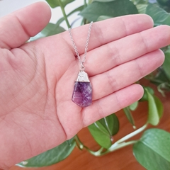 Collar de piedra Amatista en internet