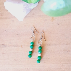 Aros Cuarzo Verde - comprar en línea