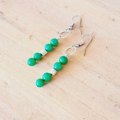 Aros Cuarzo Verde