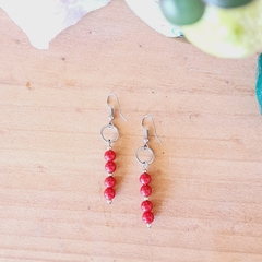 Aros Coral Rojo - comprar en línea