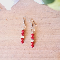 Aros Coral Rojo - comprar en línea