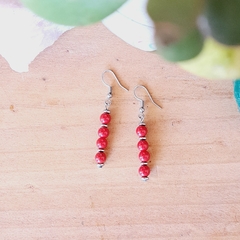 Aros Coral Rojo - comprar en línea