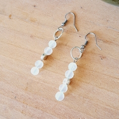Aros Cuarzo Blanco