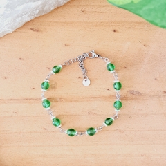 Pulsera de piedra Moldavita