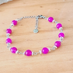 Pulsera Turmalina Rosa