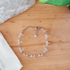 Pulsera de piedra Cuarzo Cristal