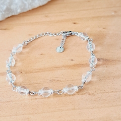 Pulsera de piedra Cuarzo Cristal en internet