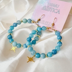 Aros Jade Celeste: Un Toque de Paz y Elegancia - comprar en línea