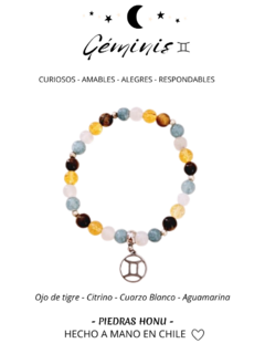 Pulsera Amuleto Géminis - comprar en línea