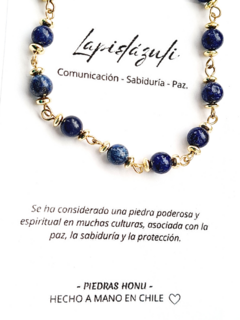 Pulsera de piedra Lapizlázuli en internet