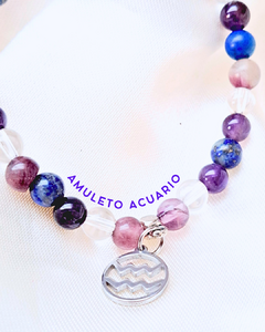 Pulsera Amuleto Acuario