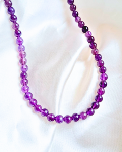 Collar de piedra Amatista