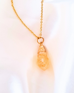 Collar de piedra Citrino