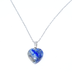 Collar Lapislázuli forma de corazón - comprar en línea
