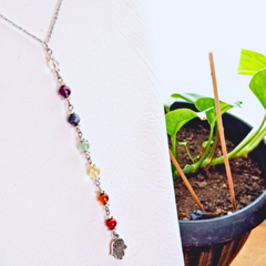Collar 7 Chakras y dije Mano de Fátima en internet