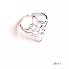 Anillo Nudo de Bruja Acero Inoxidable