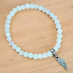Pulsera de Piedra Luna de piedra pulida