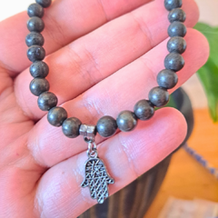 Pulsera de piedra pirita