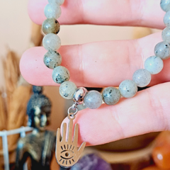 Pulsera de piedra Labradorita