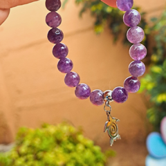 Pulsera de piedra amatista - comprar en línea