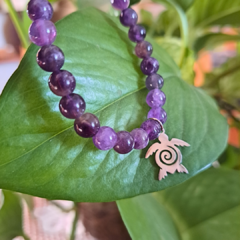 Pulsera de piedra amatista en internet
