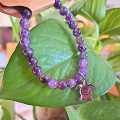 Pulsera de piedra amatista