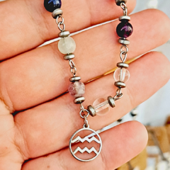 Pulsera Amuleto Acuario