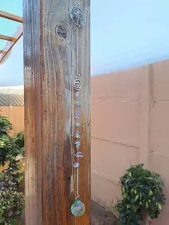 Colgante prisma con piedra fluorita en internet