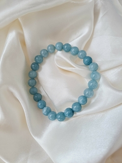 Pulsera de piedra aguamarina - comprar en línea