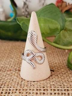 Anillo serpiente ajustable