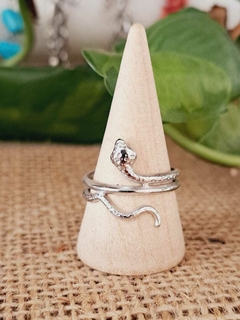 Anillo serpiente ajustable