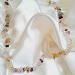 Collar de piedra Fluorita