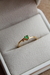 Anillo esmeralda T: 5 y 1/2 | 1,14g - Medussa Dorada Joyería