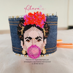 Brazalete mezclilla Frida