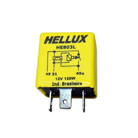 DESTELLADOR UNIVERSAL HELLUX 3 TERMINALES 12V LAMPARAS COMUNES Y LED OEM D10073