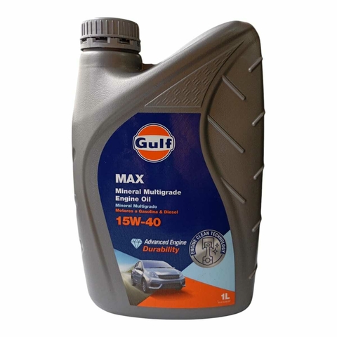 Aceite Gulf Mineral Max 15w-40 1 Litro - comprar online