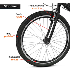 Bike Motorizada Moskito 80cc Kit Desmontado Aro 26 na internet