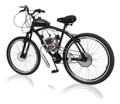 Bicicleta Motorizada 80cc Moskito Aro 26 com Bagageiro